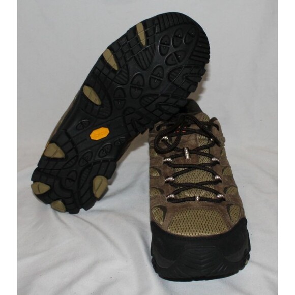 Merrel Women's Moab 3 WP Hiking Boot Kinetic Fit Vibram TAN NIB SZ 12 $160 - Picture 7 of 7